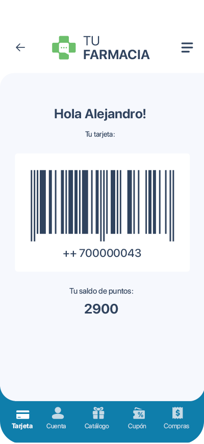 Tarjeta de Fidelización